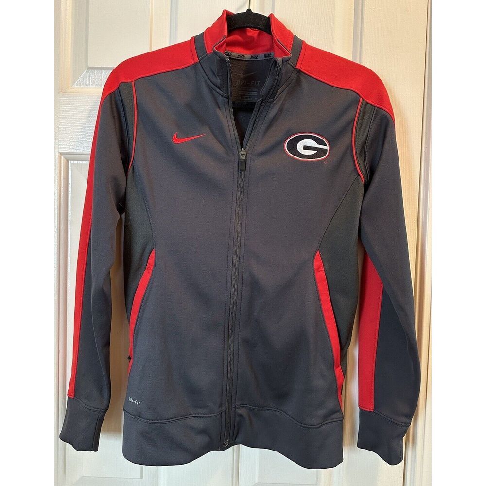 Nike Georgia Bulldogs UGA Men's/Women's Track‎ Jacket Black Red Size XS